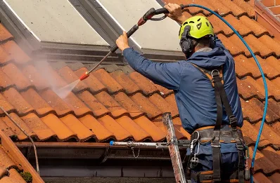 Démoussage et hydrofuge de toiture à Corbeilles